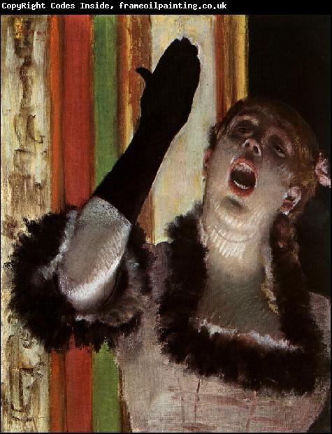 Edgar Degas Singer With a Glove